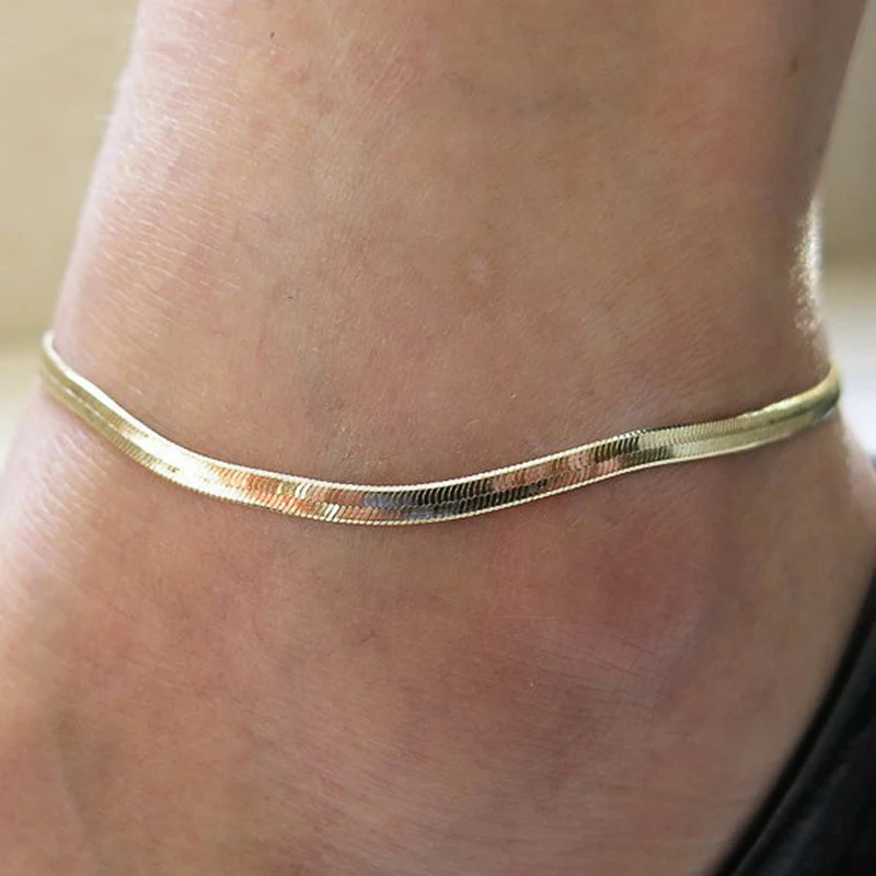 

Metal Fish Scales Bohemian Anklet High-grade Snake Chain Speed Sell Through The Explosion Section Jewelry Accessories