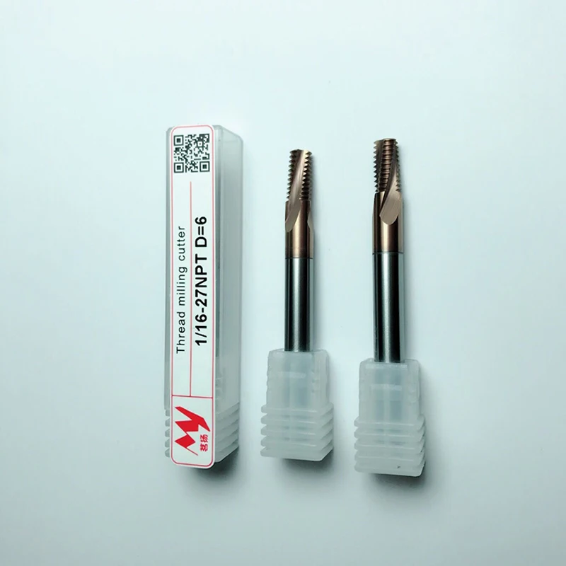 1PC New CNC Mill Cutter Solid carbide Pipe thread milling cutter NPT1