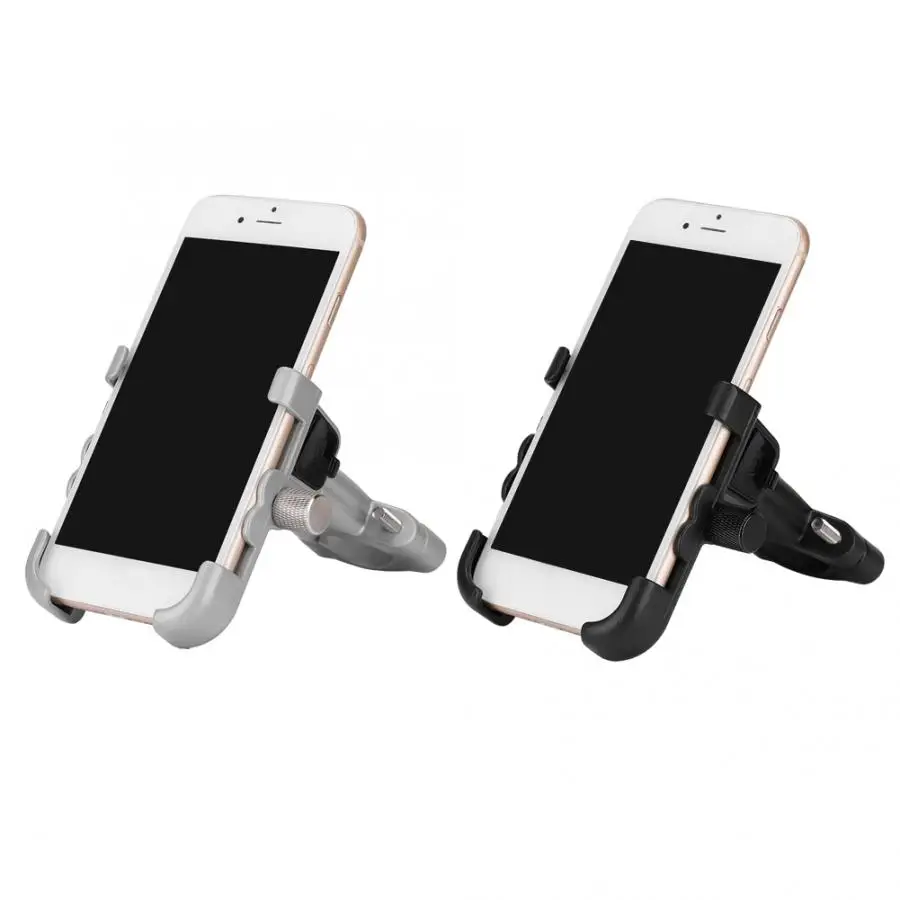 

Universal Car Bracket Motorcycle Handlebar Spring Shaft QC3.0 Fast Charging Aluminum Alloy Mobile Phone Bracket