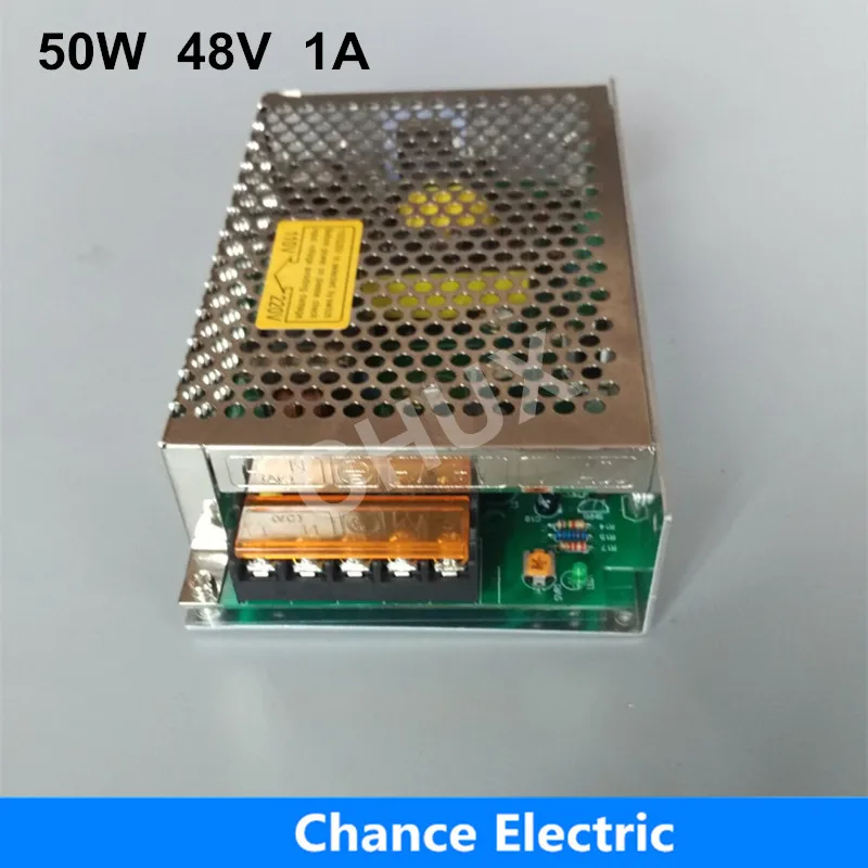 

Regulated Switching Power Supply 50W for LED Strip Light S-50W-48V DC To AC Switch Power Supply 48V 1A