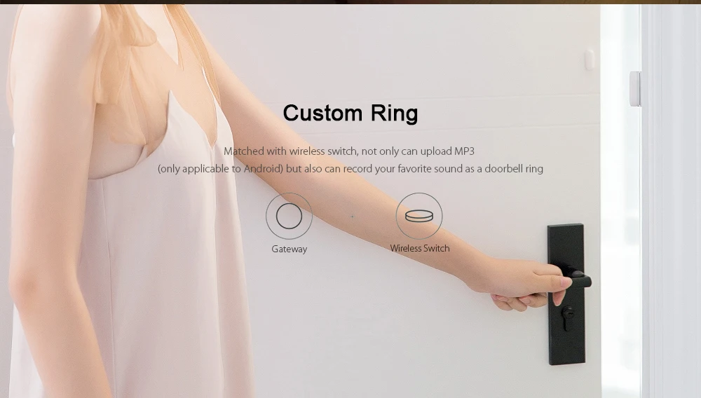 2019 Новые многофункциональные ворота Xiaomi Mijia 2 хаб сигнализация интеллектуальная онлайн радио ночной легкий колокольчик умный дом хаб