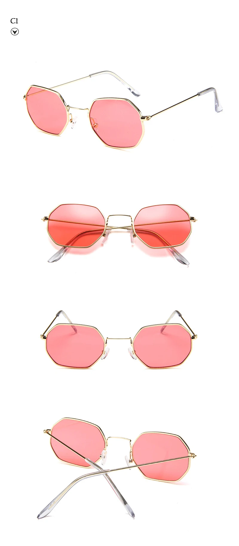 2018 News Square Retro Sunglasses (11)