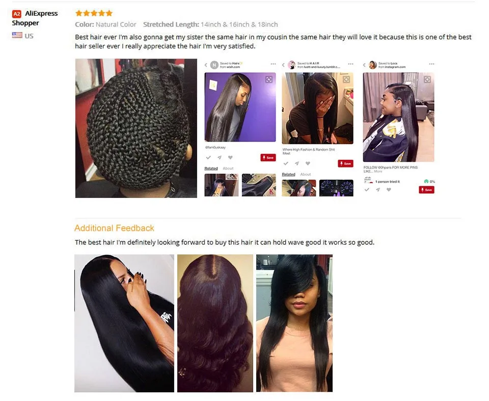Empacota com Fechamento Feixes de Cabelo Brasileiros com Fechamento Livre do Laço Frontal com Feixes Ishow Cabelo Liso Remy Humano Parte 1 Pacotes com 34 com fecho