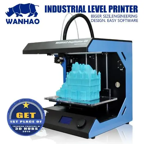 Wanhao Duplicator 5S – 3D-принтер от компании WANHAO c высокой скоростью печати(до 300 мм/сек). Возможна поставка со склада в России(спрашивайте продавца). Возможно безналичный расчет для организаций