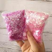 20 г конфетная бумага 17 цветов слизистая оболочка бумажный наполнитель глиняная игрушка DIY клейкие аксессуары украшения желе грязи рук Жевательная глина для детей