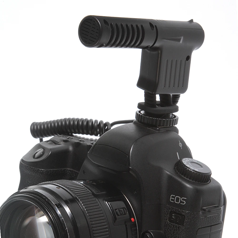 BOYA Pro BY-VM01, стерео мини микрофон для записи, микрофон для Canon 6D 5D Mark II IV 80D 70D Studio Digital Video