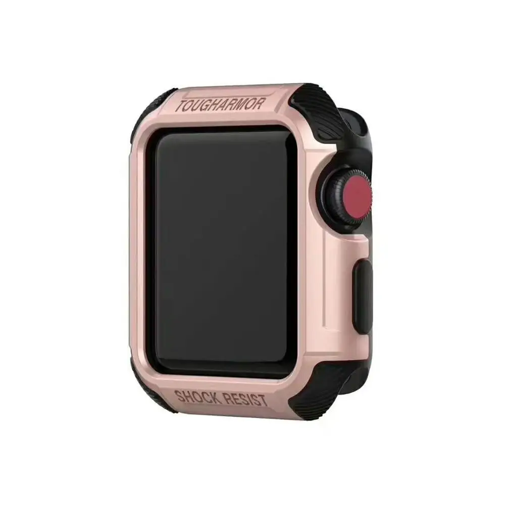Модные часы высокого качества для Apple watch 38 мм 42 мм Броня чехол для iWatch Группа серии 1 2 3 - Цвет ремешка: rose pink
