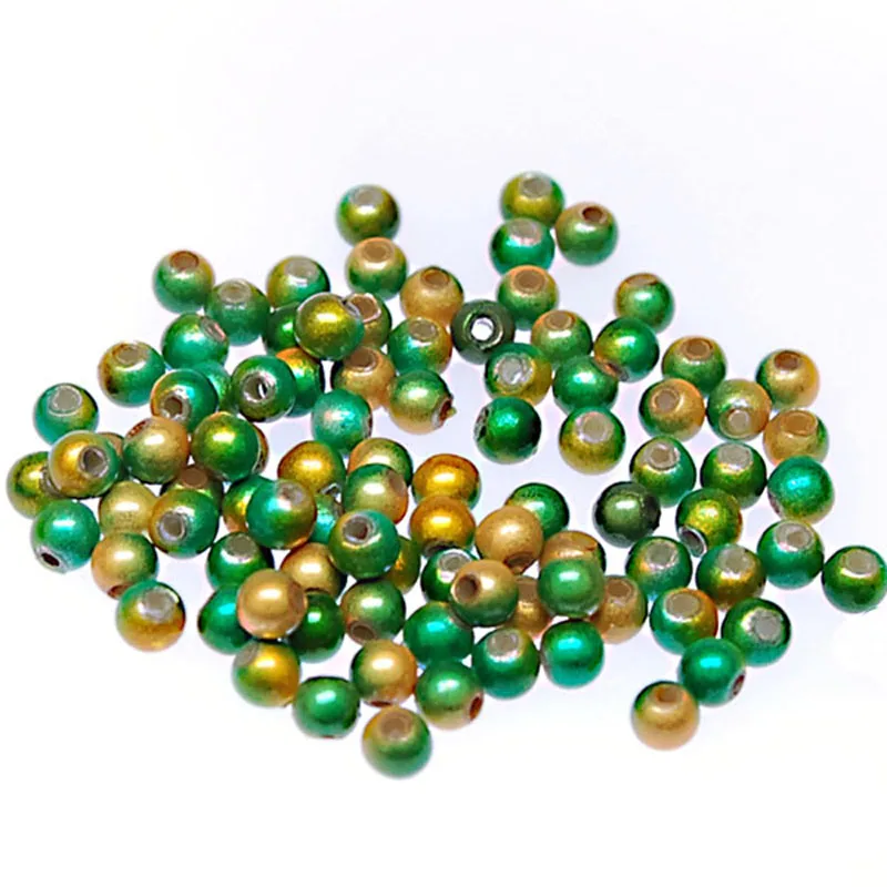Miracle beads/magique perles 4mm round miracle beads,Two tones magic