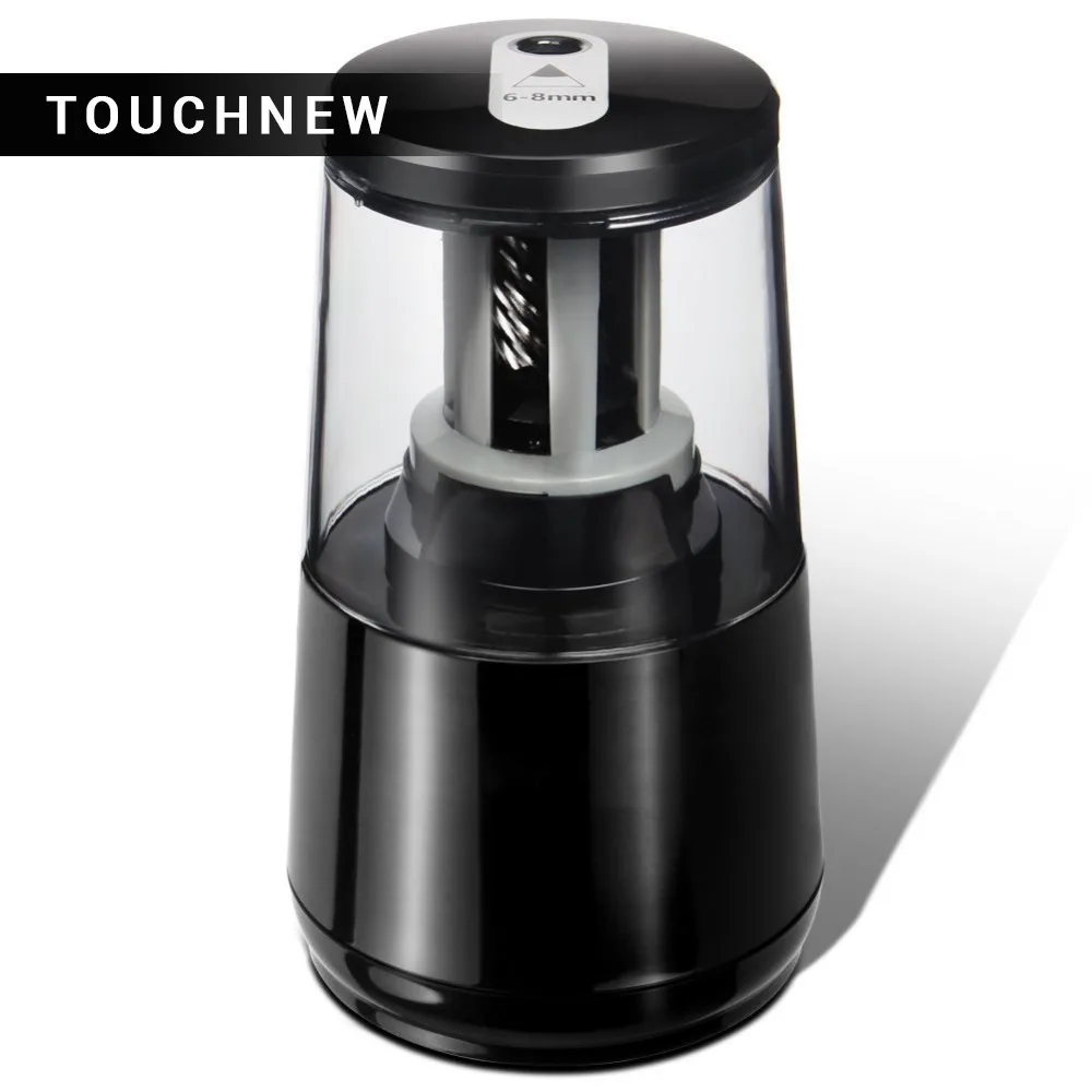 

Hot Electric Pencil Sharpener, Heavy-duty Helical Blade 1000 Uses,AC or 4AA Battery Operated,Fits for No.2 and WJ-XXWJ352- Best
