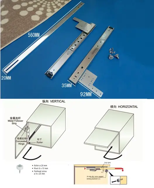 Premintehdw Pocket Door Slide Pivot Door Slide Hardware Inset