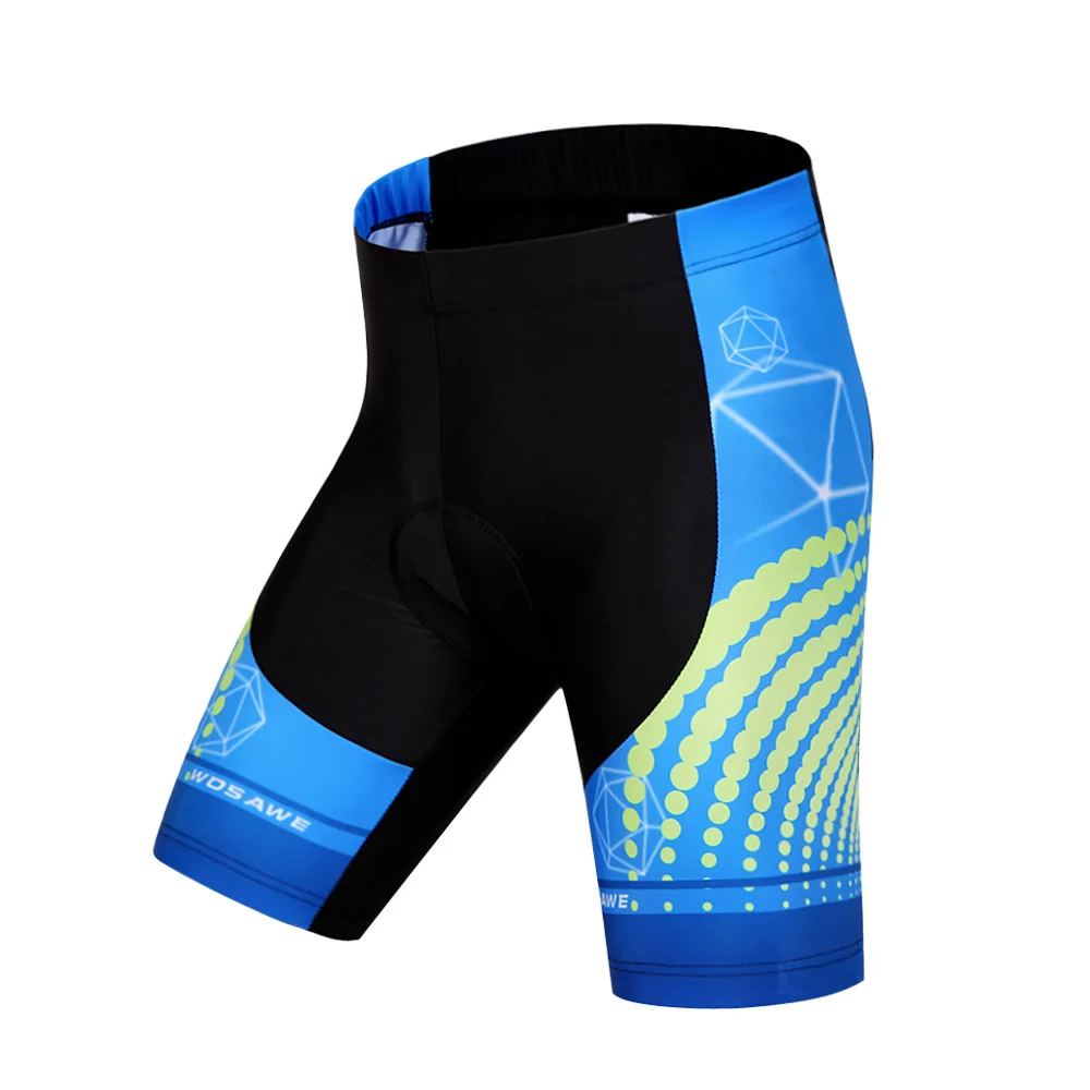WOSAWE Summer ciclismo clothes Gel Padded Cycling Shorts Spandex Racing