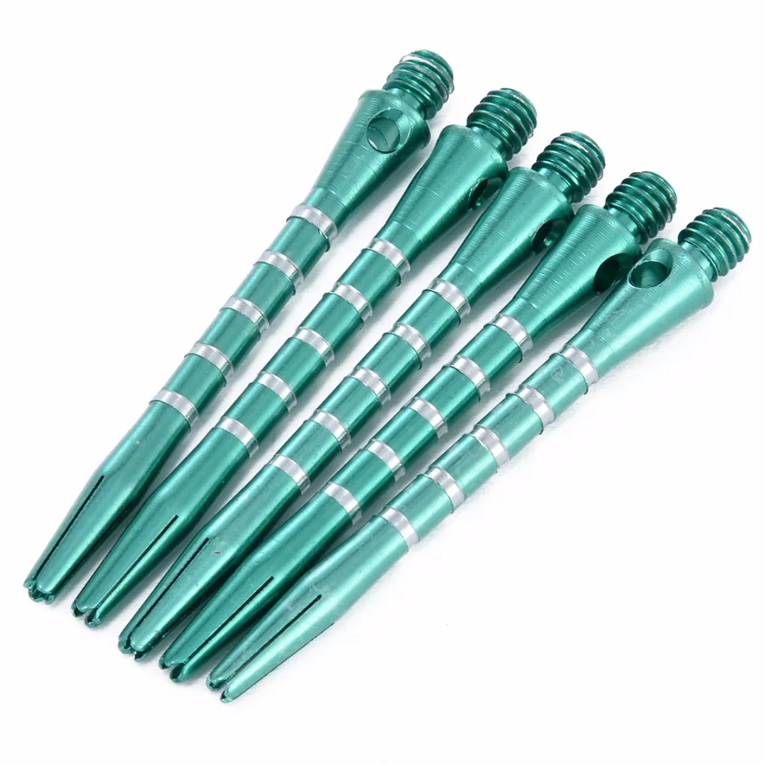 30pcs/lot 6 Colors Aluminum Colorful Darts Shafts Harrows Dart Stems Mixed Color Throwing