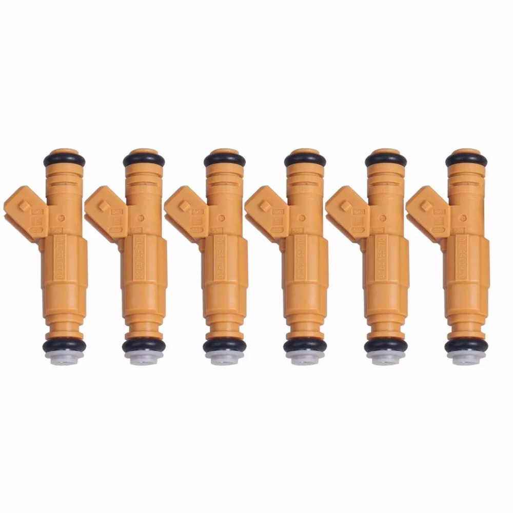 Set of 6 NEW Fuel Injectors For 87 98 JEEP 4.0L Replace 0280155710