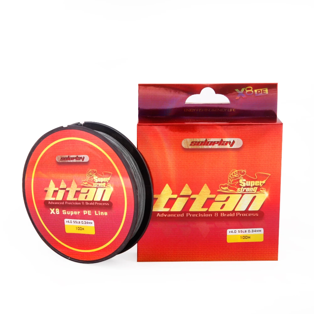 SOLOPLAY 100M 8X 20-100LB Extreme Strong...