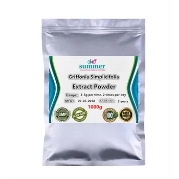 

1000g 5-HTP extract powder,Garner seed,Ghana seeds,Griffonia simplicifolia semen extract for Reducing stress and improving sleep