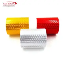 Ruban réfléchissant pour voiture, autocollant, marque de sécurité, auto-adhésif, outil de décoration, Film pour moto, vélo, 1 rouleau