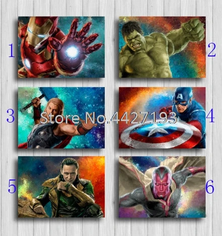 HOMLIF Diy 5D Diamond Painting Cross Stitch Avenger Super Hero Diamond