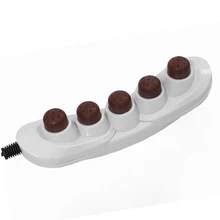 POP RELAX PR-P05 Far infrared heating 5balls Natural Jade handhold Project heater tourmaline projector tourmaline mattress electric heating tourmaline seat thermal mat natural stone butt relax far infrared therapy massage