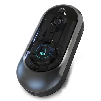 

Smart WiFi 720P Video Doorbell Camera Visual Intercom with Chime Night vision IP Door Bell Wireless Home Security Camera