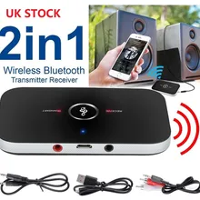 2 в 1 Bluetooth передатчик приемник беспроводной портативный аудио плеер Aux 3,5 мм A2DP для ТВ ПК стерео аудио адаптер