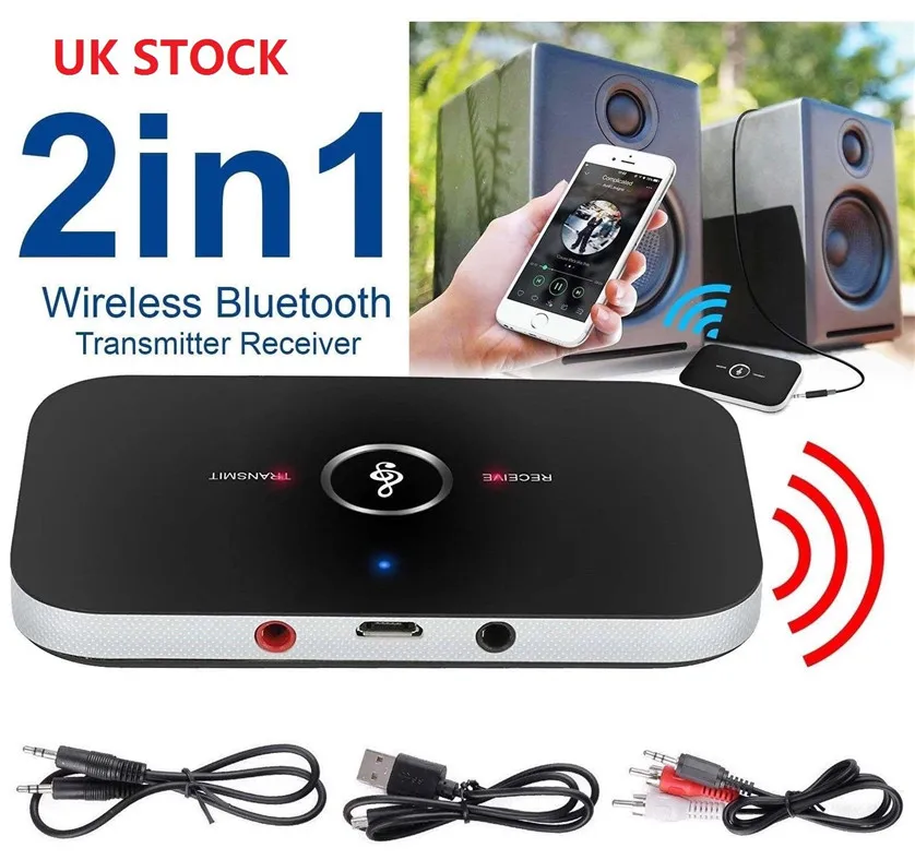2 in 1 Bluetooth Transmitter Receiver Wireless Portable Audio Player