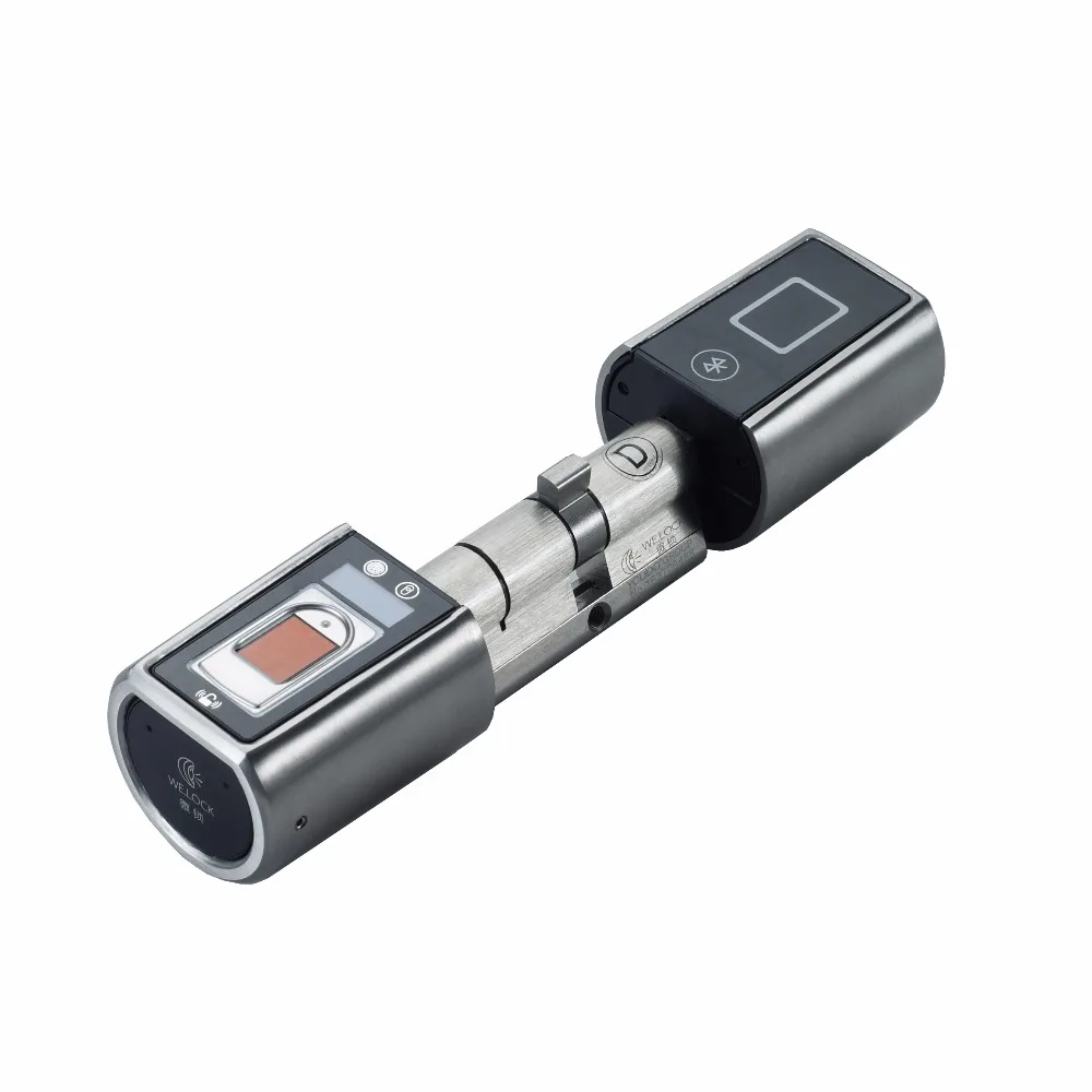 

Free Shipping New Design L5SR-Plus Home Intelligent Smart Cylinder Bluetooth Electronic Fingerprint Cylinder Digital Door Lock