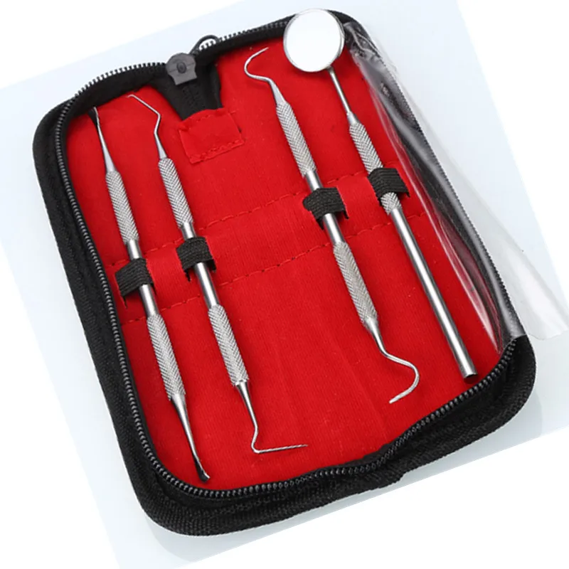 NEW 4PCS/Set Oral Hygiene Tool Kit Stainless Steel Tarter Remover