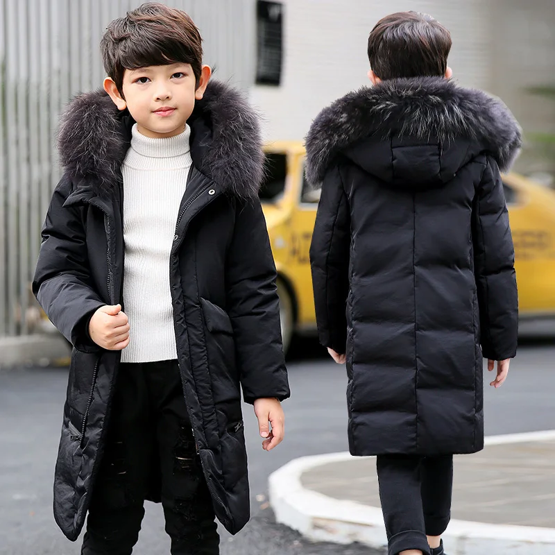 

2018 Children Winter Jacket For Boys 5-14 Years Kids Boys Outerwear Coat Winterjas Jongen Doudoune Garcon Kurtka Zimowa