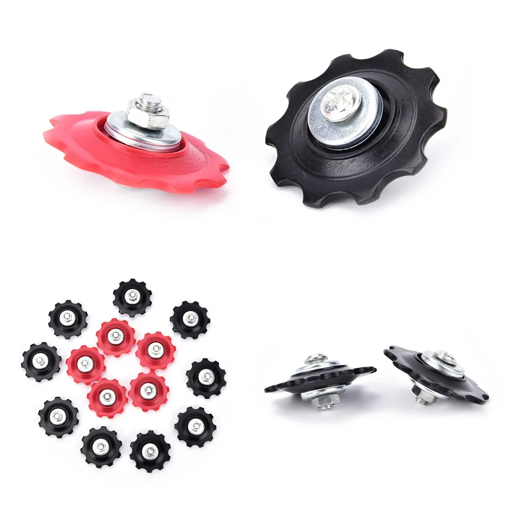 2019 الساخن MTB دراجة الخلفي Derailleur الطريق الدراجة الدراجات الخلفية Derailleur البكرة الأسطوانة المهمل تحمل عجلة شدادة أجزاء