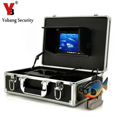 

YobangSecurity 720P Underwater Fishing Camera Video Fish Finder 7 inch LCD Monitor 20m-50m Cable Visual Camera with DVR Recorder