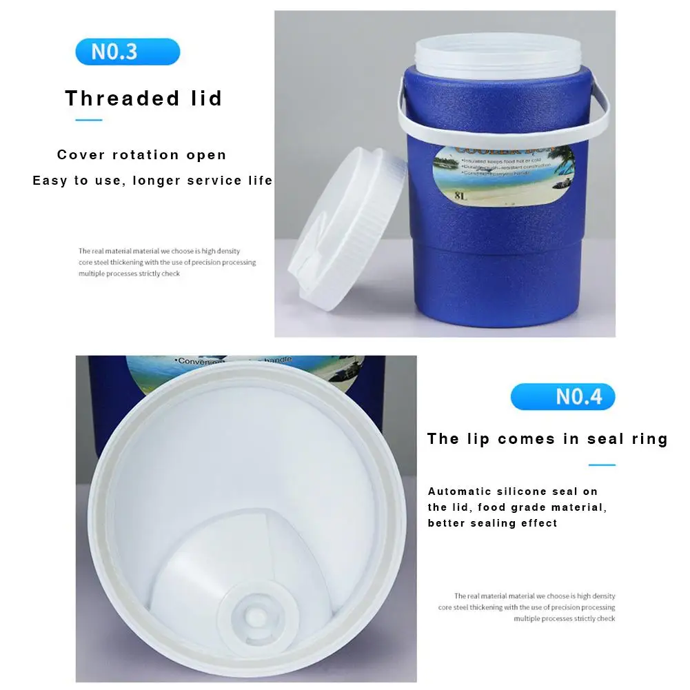 8 Liter Electric Car Cooler And Warmer Portable Mini Refrigerator For Outdoors Car Picnic Camping Barbecue Fishing Fresh Food