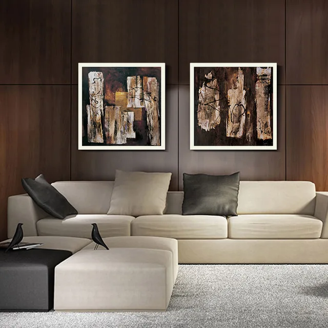 Vintage Abstract Wanddecoratie Canvas Olieverf Woonkamer Muur Mode ... Vintage Abstract Wanddecoratie Canvas Olieverf Woonkamer Muur Mode ...