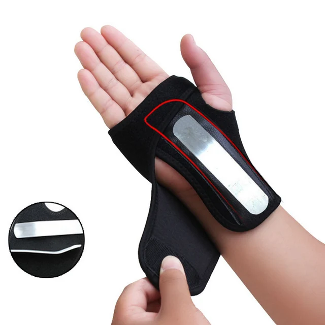 Buy Adjustable Wristband Steel Wrist Brace Wrist