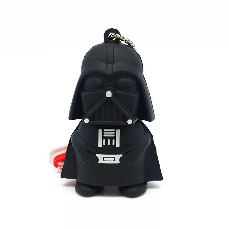 Usb флеш-накопитель 128 ГБ, серия Star Wars, USB 2,0, 4 ГБ, 8 ГБ, флеш-накопитель, 16 ГБ, 32 ГБ, 64 ГБ, мультяшный Дарт Вейдер, йода, флешка, usb флешка, подарок - Цвет: Where Darth Vader