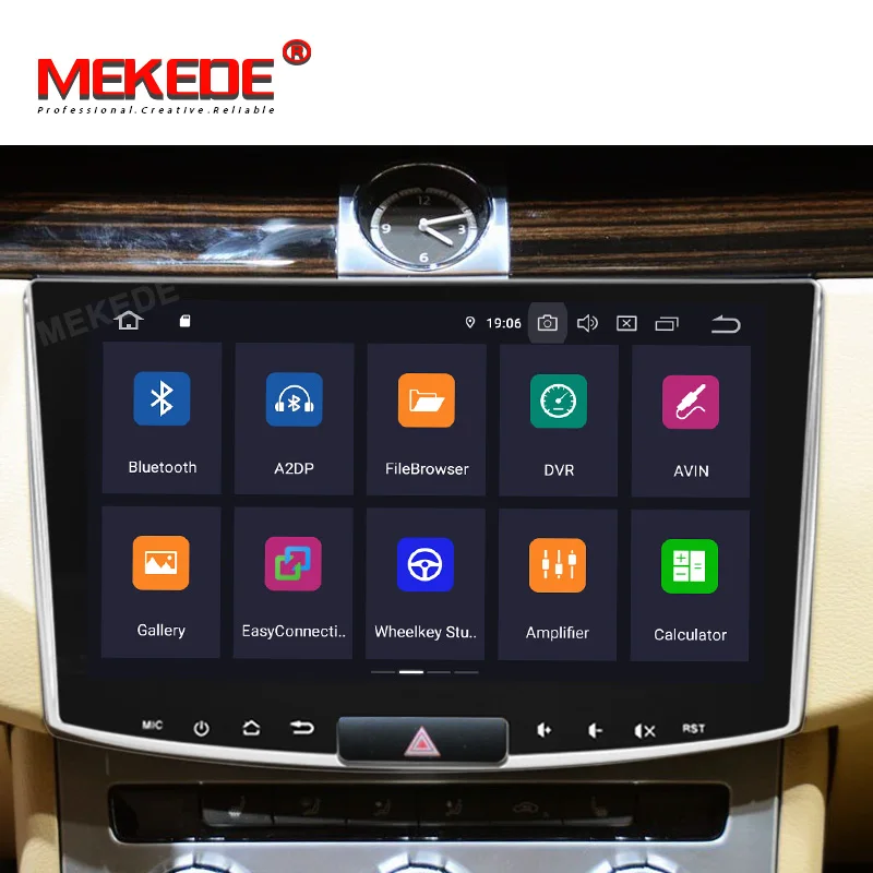 MEKEDE автомобильный Радио мультимедийный плеер для VW Volkswagen Passat B7 B6/Magotan 2Din Android 8,1 автомобильное радио с GPS навигационная система DVR камера