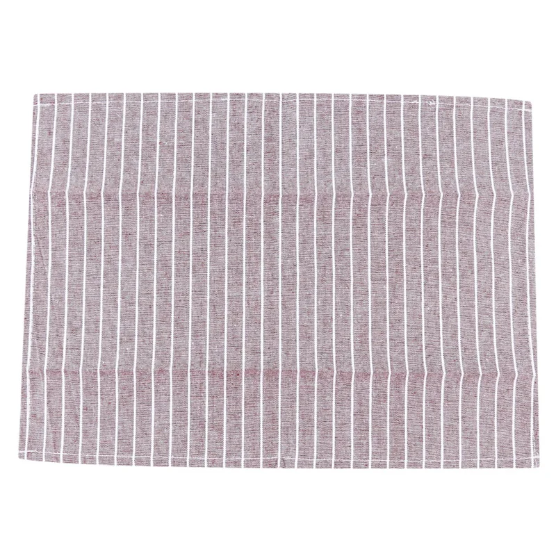 40x31 см настольная салфетка, коврик с теплоизоляцией, полосатая салфетка, тканевая скатерть для стола, фон, хлопковая льняная ткань
