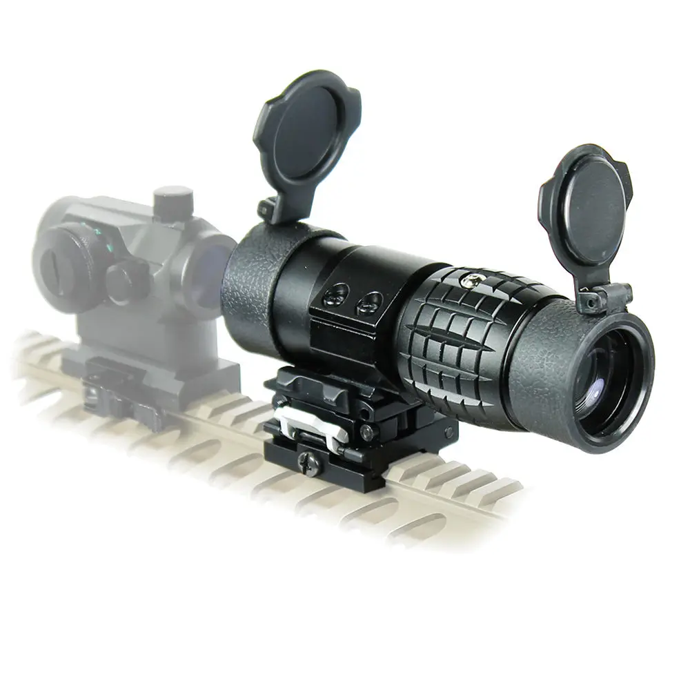 

Tactical QD 3X Magnifier Air rifle Scope Fip Riflescope With Quick Release Mount Tactical telescope sight rifle air guns