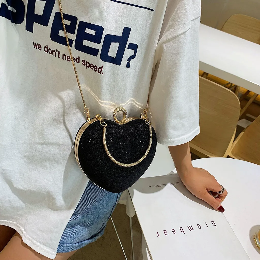Сумка для женщин Дамская мода для девочек в форме сердца шикарная сумка через плечо сумка сумки bolsa feminina