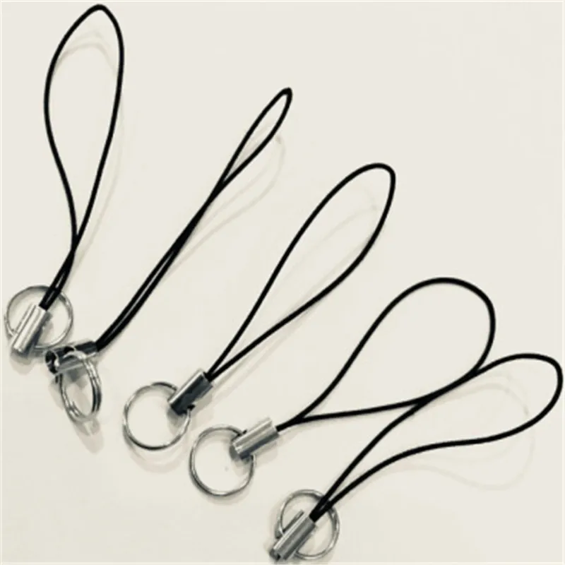 10 pcs Cell Phone Charm Adapter 3.5mm Earphone Dust Plugs Charm Black Straps Smartphone universal mobile phone accessories