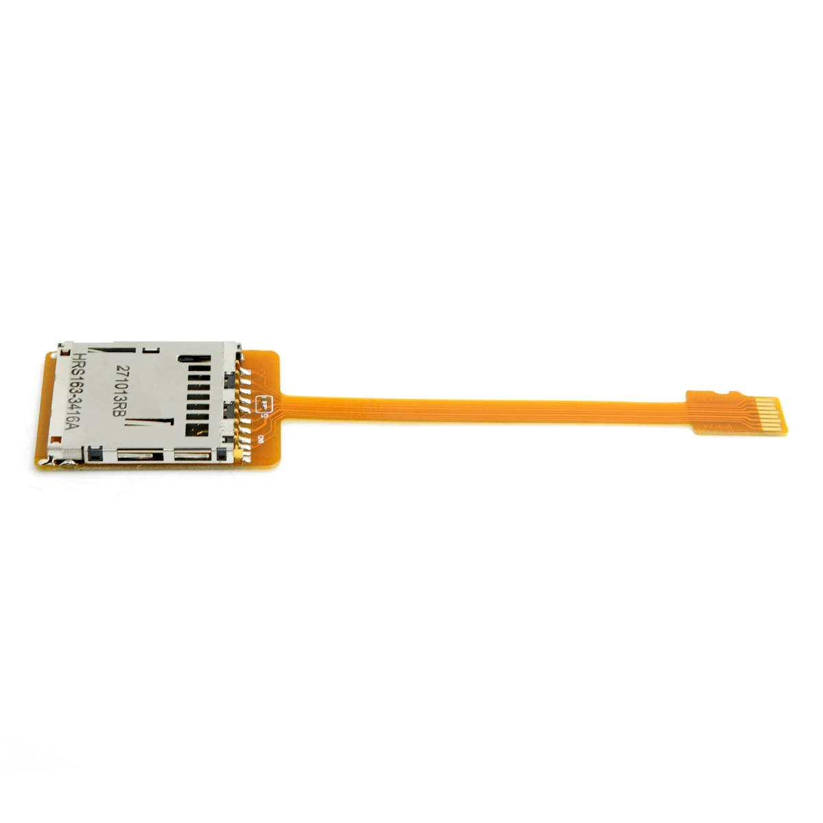 Micro SD TF Speicher Karte Kit Männlichen zu SD Weiblichen Verlängerungs Weiche Flache FPC Kabel Extender 10 cm