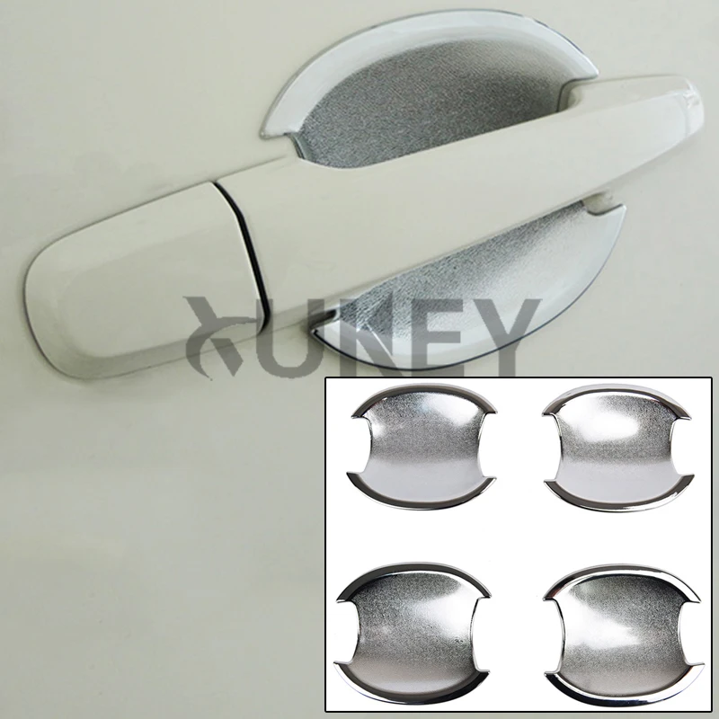 

Chrome Trim Door Handle Bowl For Mitsubishi Challenger Pajero Sport Montero Sport 2009 - 2014 Catch Cover 2010 2011 2012 2013