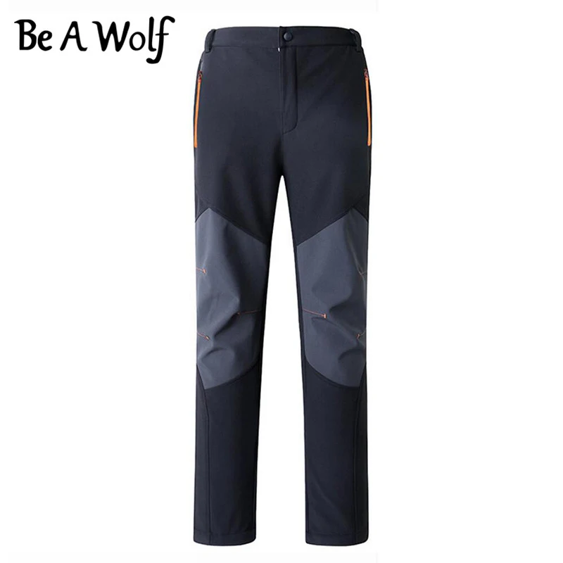 Ser un lobo Softshell caminar pantalones invierno al aire libre pesca Camping esquí caza deportes Trekking Tactical pantalones hombres de las mujeres