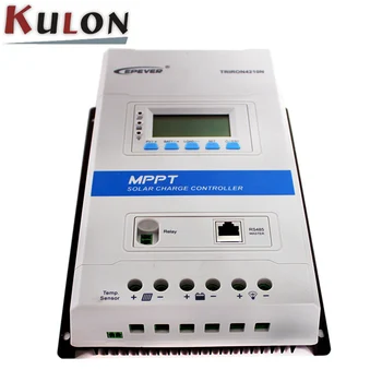

EPever TRIRON 4215N+DS2+RCM with RS485 40A Solar Charge Controller LCD Modular Solar Regulator Negative Grounding