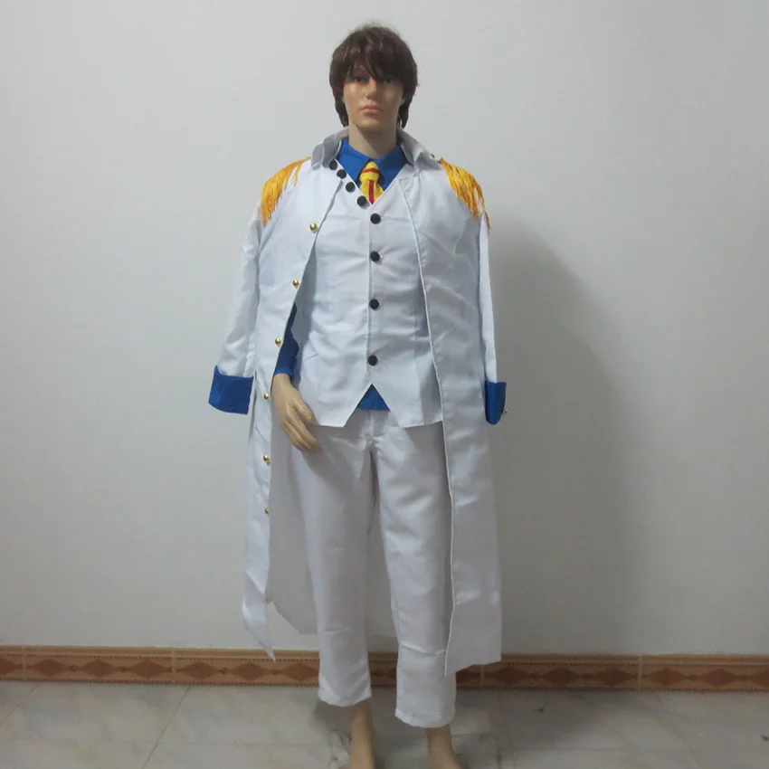 

Aokiji Kuzan Navy Admiral Uniform Christmas Party Halloween Uniform Outfit Cosplay Costume Customize Any Size