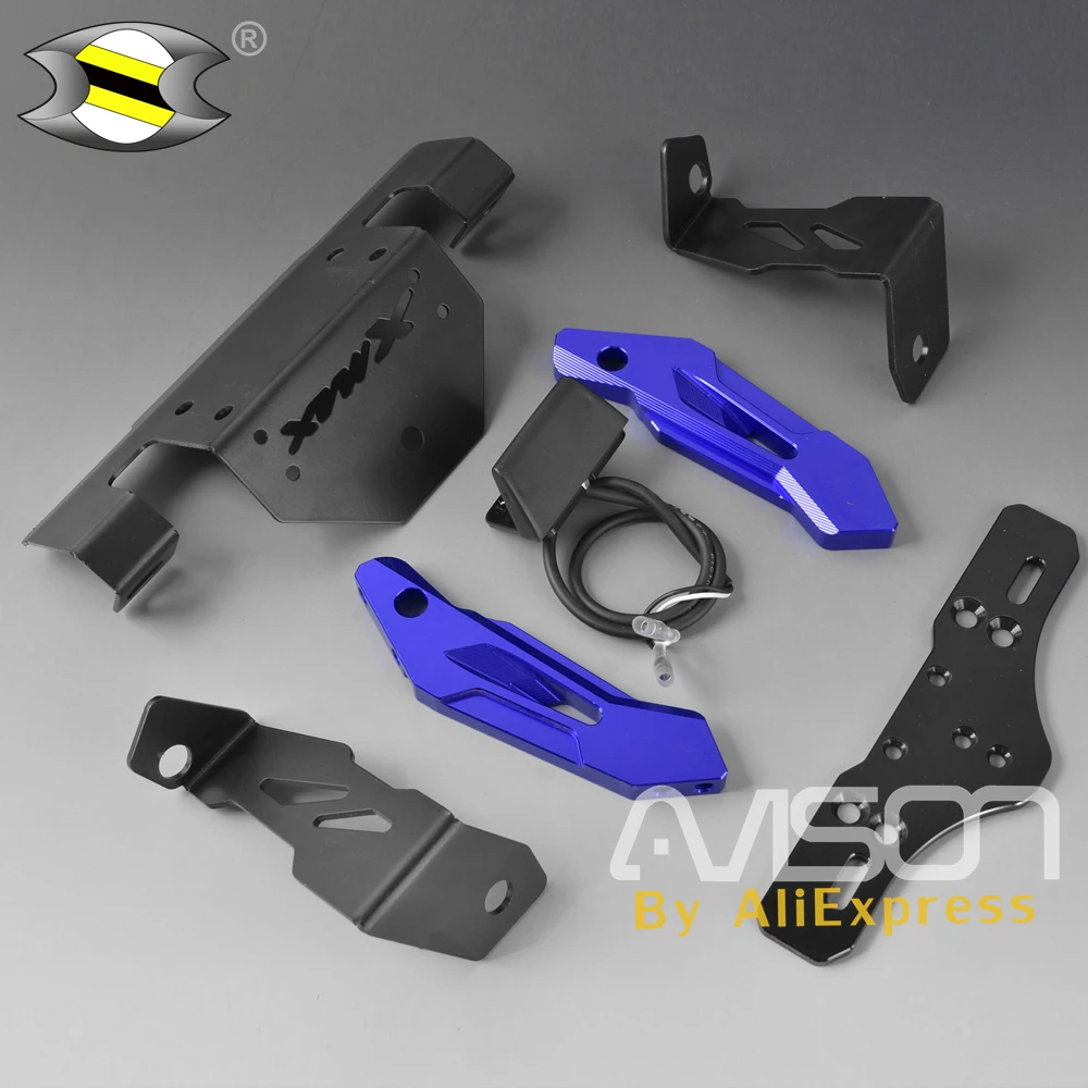 

Modified Motorcycle Rear Led License Licence Tidy Number Indicator Plate Holder Bracket for Yamaha Xmax XMAX X-MAX 300 250