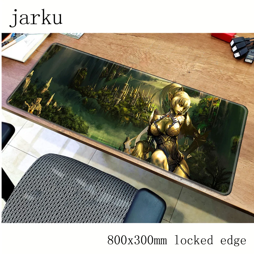 Gel lineage 2 коврик для мыши аксессуары геймеров 800x300 мм ноутбука большой игровой