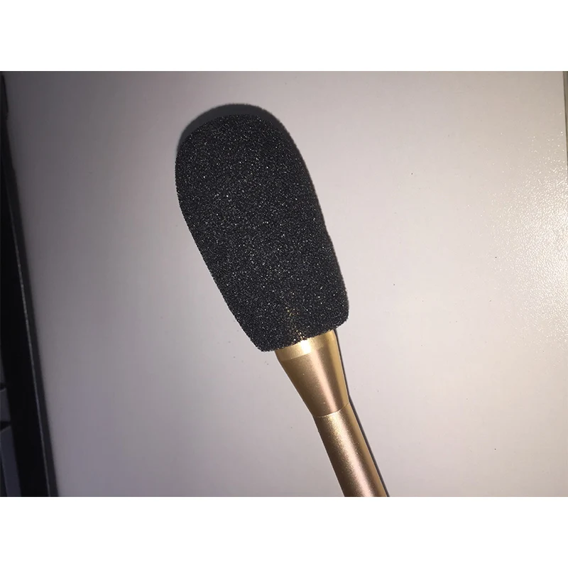 Сменная пенка для микрофона с высокой плотностью, губчатая Крышка для P68 телефона, микрофон для интервью 5x2 см, поролоновая Крышка для микрофонов 2,5 см