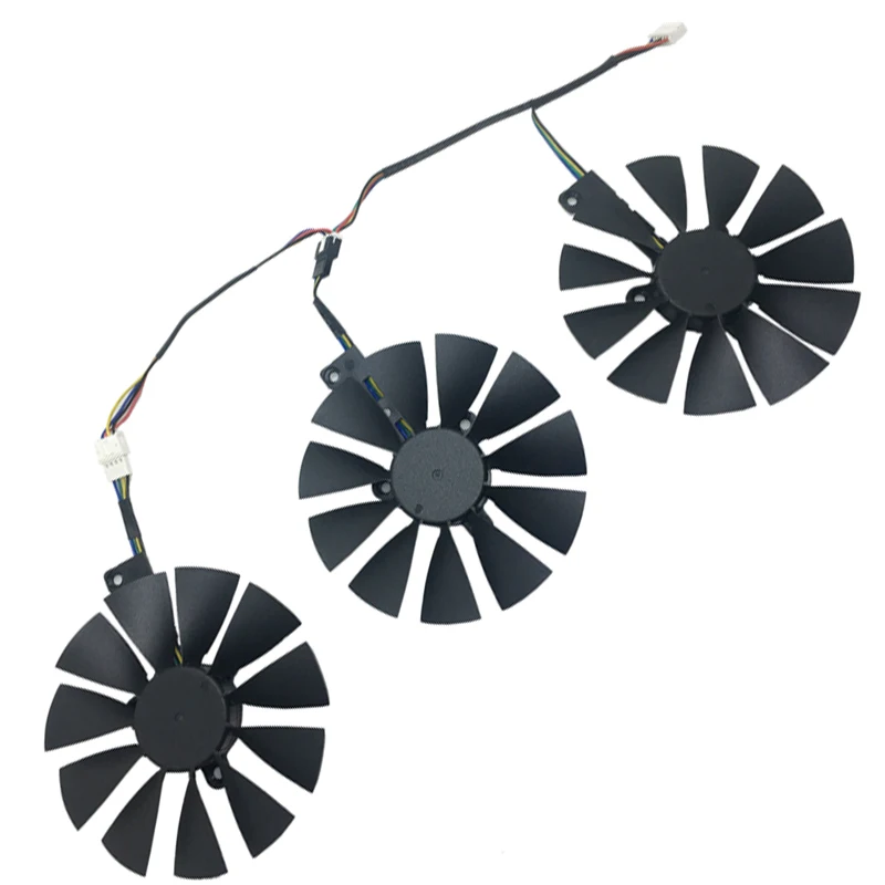 

New 88mm T129215SH T129215SL Cooling Fan For ASUS ROG-STRIX-RTX-2070-O8G-GAMING 4Pin 5Pin 6Pin Graphics Card Cooler Fan