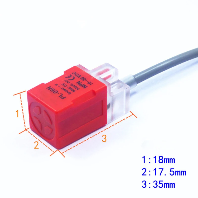PL-05N 5 мм NPN индуктивный датчик приближения детектор из DC10-30V нормальное открытое Обнаружение PL-05N чувствительный датчик приближения s переключатель