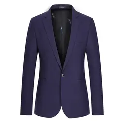 Хорошее качество модные Для мужчин Блейзер Повседневные комплекты одежды Slim Fit Куртка Для мужчин костюм мужской пиджак мужской костюм